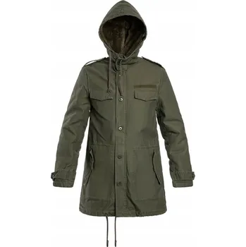 Pánská celoroční bunda s kapucí Brandit BW Parka Heavy - Olive 6XL