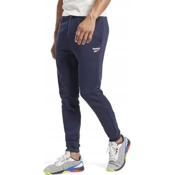 Reebok pánské tepláky H49681 modré, velikost XL