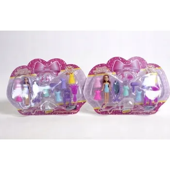 Panenka MINI PANENKA holčička panenka ŠATY DOPLŇKY