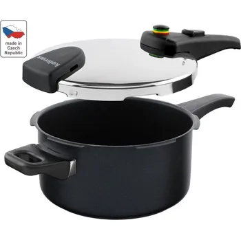 KOLIMAX Tlakový hrnec COMFORT BLACK s BIO ventilem, průměr 22 cm, objem 4.0 l, 120380 + sleva 5% po přihlášení