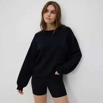 Dámská mikina Reserved - Mikina s modalem - černý - 690GA-99X - 690GA-99X-L