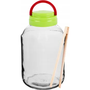 Zavařovací sklenice Skleněná zavařovací sklenice s kleštěmi Browin 3 l