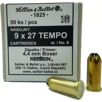 Sada nářadí Nábojka S&B 9x27 Tempo černá