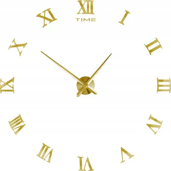 Hodiny NÁSTĚNNÉ HODINY 3D NALEPovací DIY 70-130CM