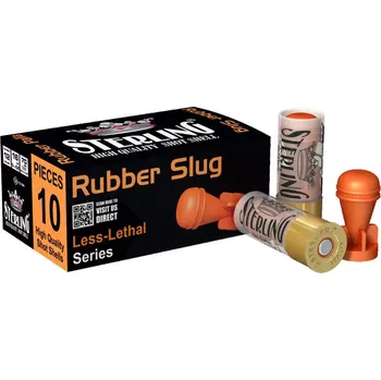 Příslušenství pro sportovní střelbu Brokové střelivo s gumovým projektilem Sterling 12/70 Rubber Slug