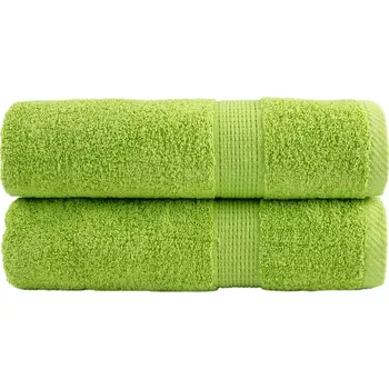 Utěrka vidaXL Prémiové osušky SOLUND 2 ks jablečně zelené 100x150 cm 600 g/m²