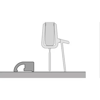 Prahová lišta, gold brushed, pro Solino S.SOL.13