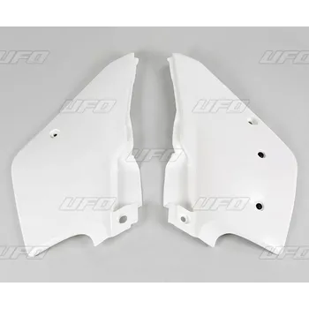 UFO boční tabulky na startovací číslo KAWASAKI KDX 200 95-20 barva bílá (UFO boční tabulky na startovací číslo KAWASAKI KDX 200 95-20 barva bílá)