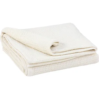 podložka na cvičení BODHI Bavlněná deka na jógu Bodhi Wafle BÉŽOVÁ