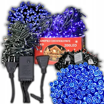 Vánoční dekorace Vánoční osvětlení na stromeček barevná vánoční světýlka na stromeček pro vnitřní dekoraci, délka 14 m, 101 - 200 světýlek