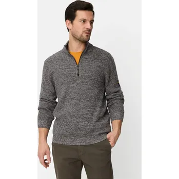 Pánský svetr SVETR CAMEL ACTIVE KNITTED TROYER ASPHALT