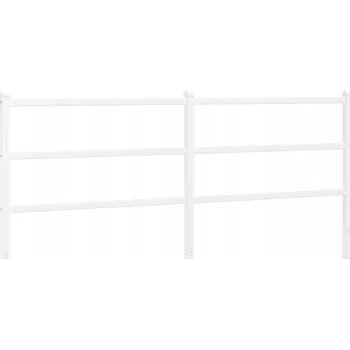 Kovové čelo , bílé, 160 cm