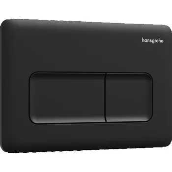 Klozet Splachovací tlačítko pro WC Hansgrohe iFrame Original Q, černé