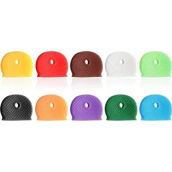 Sada 10 měkkých barevných čepiček na klíče usnadní rozlišení, zlepší úchop a ochrání hlavičky klíčů před opotřebením