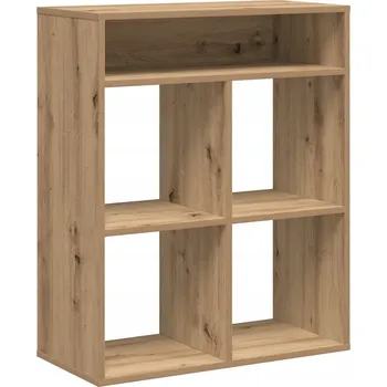 Knihovna Police dřevotřísková VidaXL 66 x 31 cm, dekor dub artisan