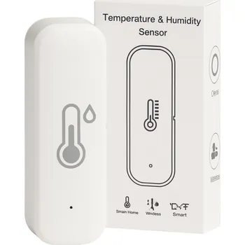 IP kamera TechTell Termohygrostat s bateriovým napájením, Smart WiFi, Tuya