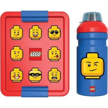 Svačinový box Sada lahev na pití a svačinový box LEGO 1700 ml