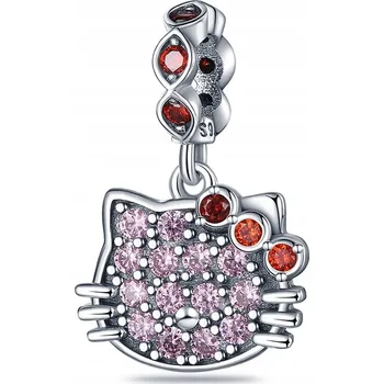Přívěsek Přívěsek STŘÍBRO 925 Charms Koťátko Hello Kitty