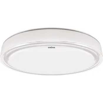 Struhm Moderní kulatý stropní svítidlo na žárovky SALMA 3xE27 40cm bílé