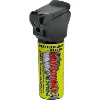 Sebeobrana Obranný pepřový sprej se svítilnou Police Tornádo 63ml