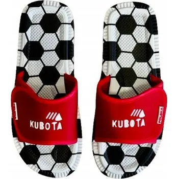 Dámské pantofle Dámské nazouváky Kubota na suchý zip, červené, velikost 38