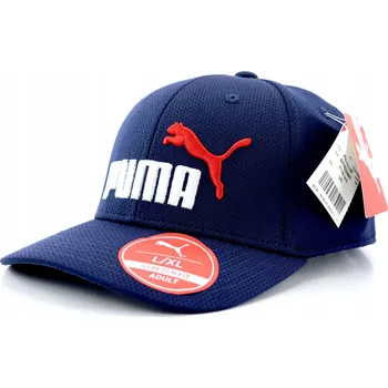 Čepice Kšiltovka pánská/juniorská PUMA L/XL 56-59 Cm s gumou. Výšivka Námořnická Modrá (tmavě modrá)
