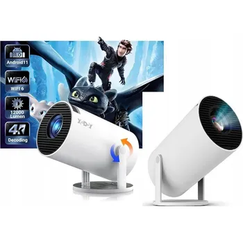 Projektor Přenosný Mini Projektor XGODY Gimbal3 Smart Android 11 HD 1080P 4K