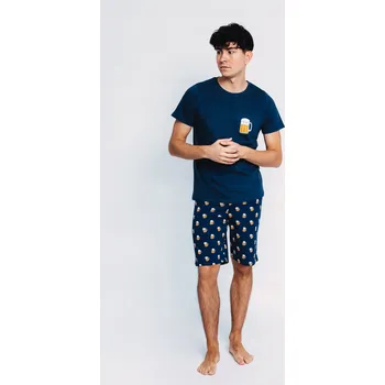 Pánské pyžamo KUBA PÁNSKÉ PYŽAMO krátký rukáv velikost 3XL