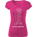 Tričko s potiskem Bachata Close Position dámské tričko růžové dámské