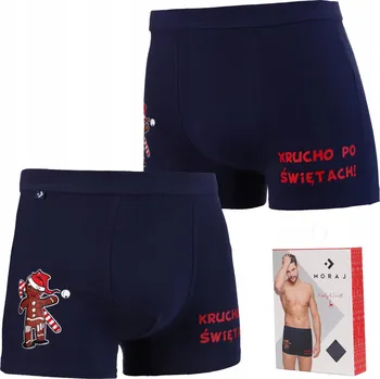 Boxerky Pánské vánoční boxerky Slipy Dárek Vtipné MORAJ XXL