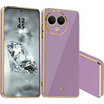 Pouzdro na mobilní telefon Zadní Kryt BBE CASE pro realme 11 5G fialový