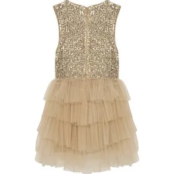 Dámské šaty TWINSET Každodenní šaty 251GJ2533 D Zlatá Regular Fit 12Y