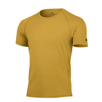 Pánské tričko QUIDO pánské merino triko - Hořčicová 2424 / S / Hořčicová