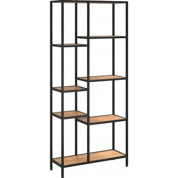 Knihovna Dřevěná police VidaXL 80 x 30 cm, odstíny hnědé