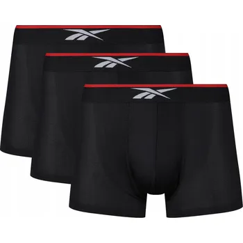 Pánské spodní prádlo Pánské spodní prádlo Reebok C85513PKA SPORTS TRUNKS MED GLYYN Černé L