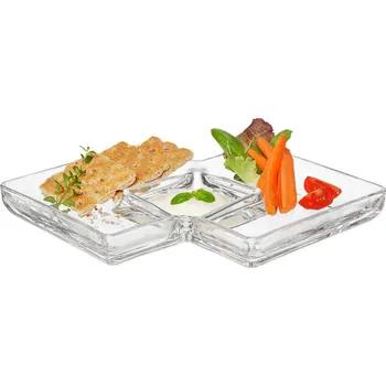 Leonardo MISKA NA SNACKY, sklo, 32/4,1/21,9 cm - Skleněné mísy - 003813061001