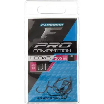 Rybářský háček Zemní Háčky s protihrotem Flagman 205 BN 10 ks