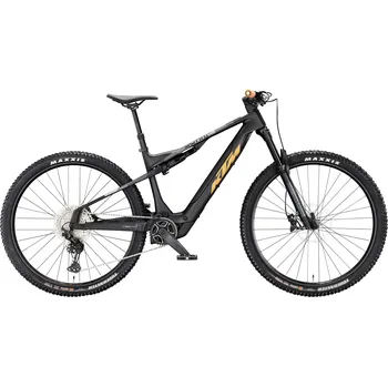 Elektrokolo KTM MACINA SCARP SX ELITE 2026 – e-MTB, Bosch PERFORMANCE SX, RockShox 140mm, Shimano Deore XT, Maxxis Forekaster, KTM E-COMP Barva: Černá, Velikost rámu: XL Trail e-MTB se Shimano Deore XT 2026