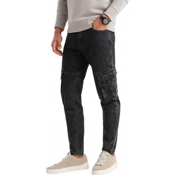 Pánské džíny Ombre P1079 pánské džíny baggy/joggery, velikost M