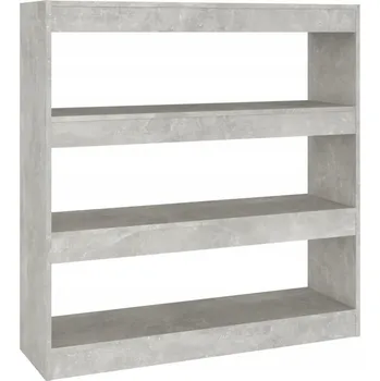 Knihovna Regál VidaXL 30 x 103 x 100 cm, světle betonový vzhled