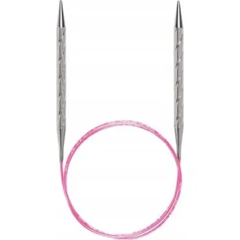 Jehlice Jehlice na pletení s lankem Addi Unicorn 6,0 mm, délka 80 cm, kovové