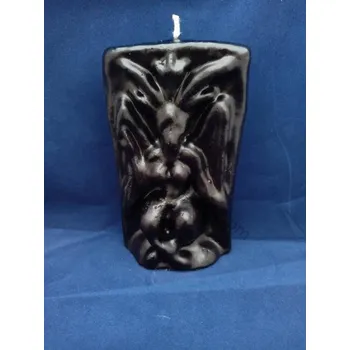 Svíčka Svíčka figurální - Ďábel s křídly černý