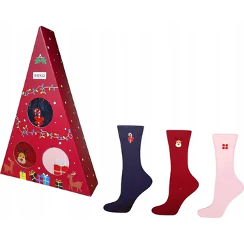 Pánské ponožky Ponožky Ponožky v krabičce SOXO 36-40 bavlna 3 páry