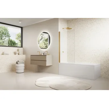 Vanová zástěna SOEB1 - jednodílná vanová zástěna 85 cm SOEB10850