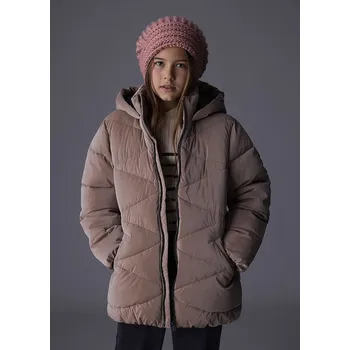 Dívčí delší zimní bunda béžová Mayoral 7436 Velikost: 12 let (152 cm)