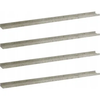 Komoda Police MDF deska VidaXL 115 x 9 cm beton