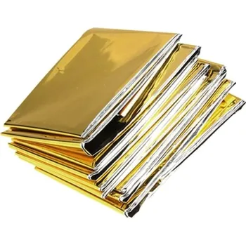 Obraz Izotermická folie 150 cm x 210 cm 1ks zlato/stříbro