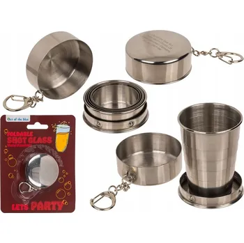 Sklenice Sklenice na vodku Out of The Blue stříbrná 70ml 1 ks