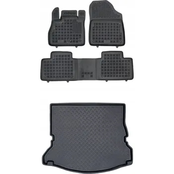 autokoberec Sada koberců a rohože Renault Scenic IV 2016-2020 7místný (složený 3. řada sedadel)