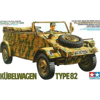 Plastikový model Vojenský Model Volkswagenu Kubelwagen Typ 82 Tamiya 1:35 35213